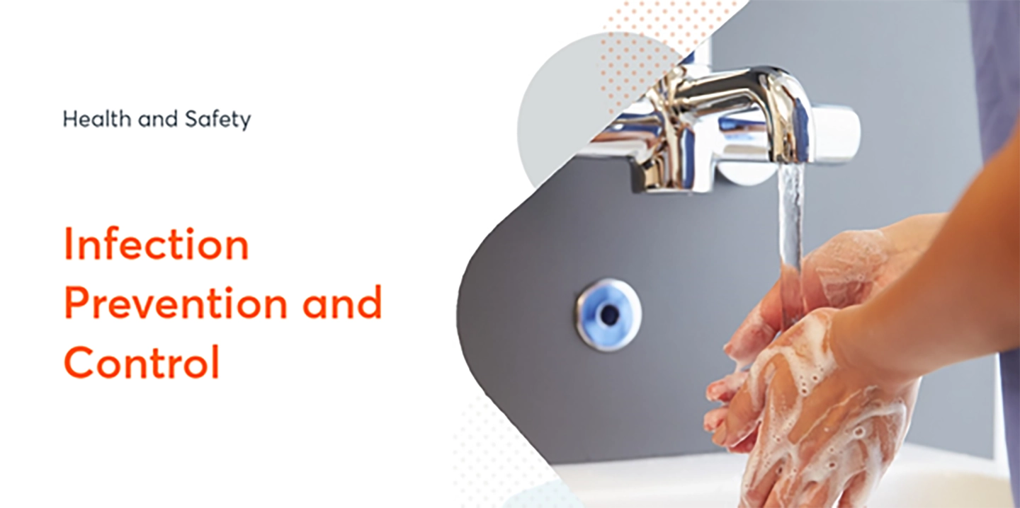 Cover image of the infection prevention and control course